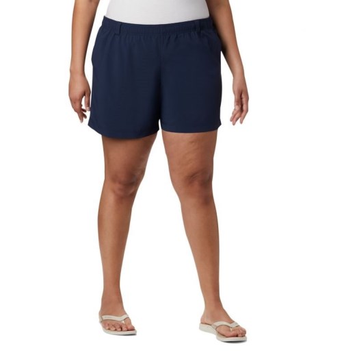 Pantaloni Scurti Columbia PFG Backcast Apa Dama Bleumarin | Plus Size QKQAZ9M87